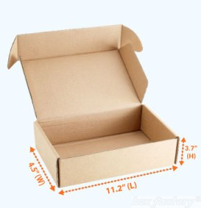 Mailer Brown Box (3 Ply) 11.2 x 4.5 x 3.7 Inch