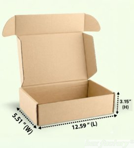 Mailer Brown Box (5 Ply) 12.59x5.51x3.15 Inch