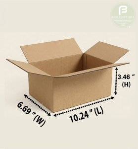 RSC Brown Box (3 Ply) 10.24x6.69x 3.46 Inch
