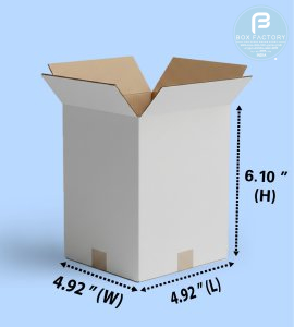 RSC White Box (3 Ply) 4.92x4.92x6.10 Inch
