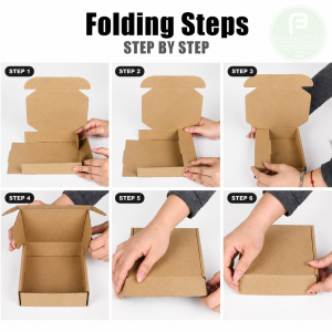 Mailer White Box (3 Ply) 6.38 x4.21x 3.43 Inch