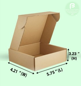 Mailer Brown Box (3 Ply) 5.75x4.21x3.23 Inch