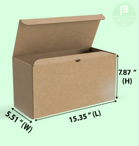 Shipping Brown Box (3 Ply) 15.35x5.51x7.87 Inch